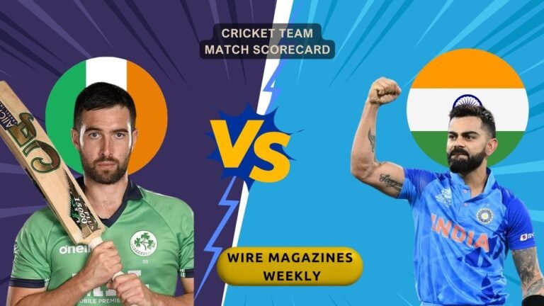 ireland cricket team vs india national cricket team match scorecard